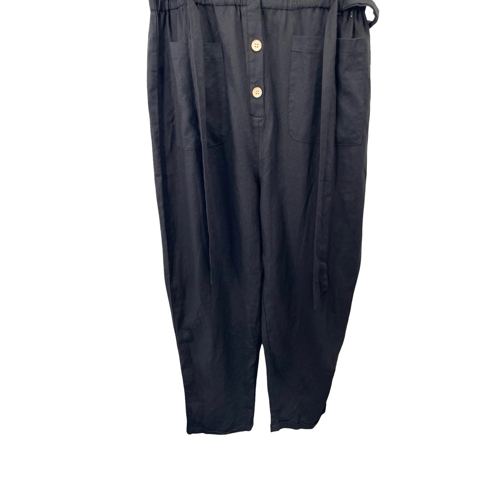 Baltic Born Dallas Button‎ Up Jumpsuit Size M black - Picture 8 of 11